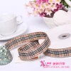 Baking packaging bag binding rope, pastry box ribbon, cake box decoration, red 2.5CM checkered colorful ribbon gift rope Application Scenario